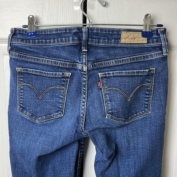 Levi’s slight Curve Classic Straight Leg Jeans Dark Blue 26 - Picture 8 of 10